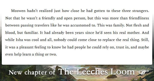 The Leeches Loom, Chapter 19 – Moswen