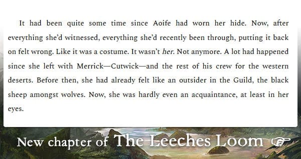 The Leeches Loom, Chapter 26 – Aoife