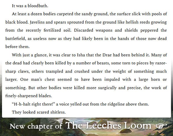 The Leeches Loom, Chapter 38 – Isha